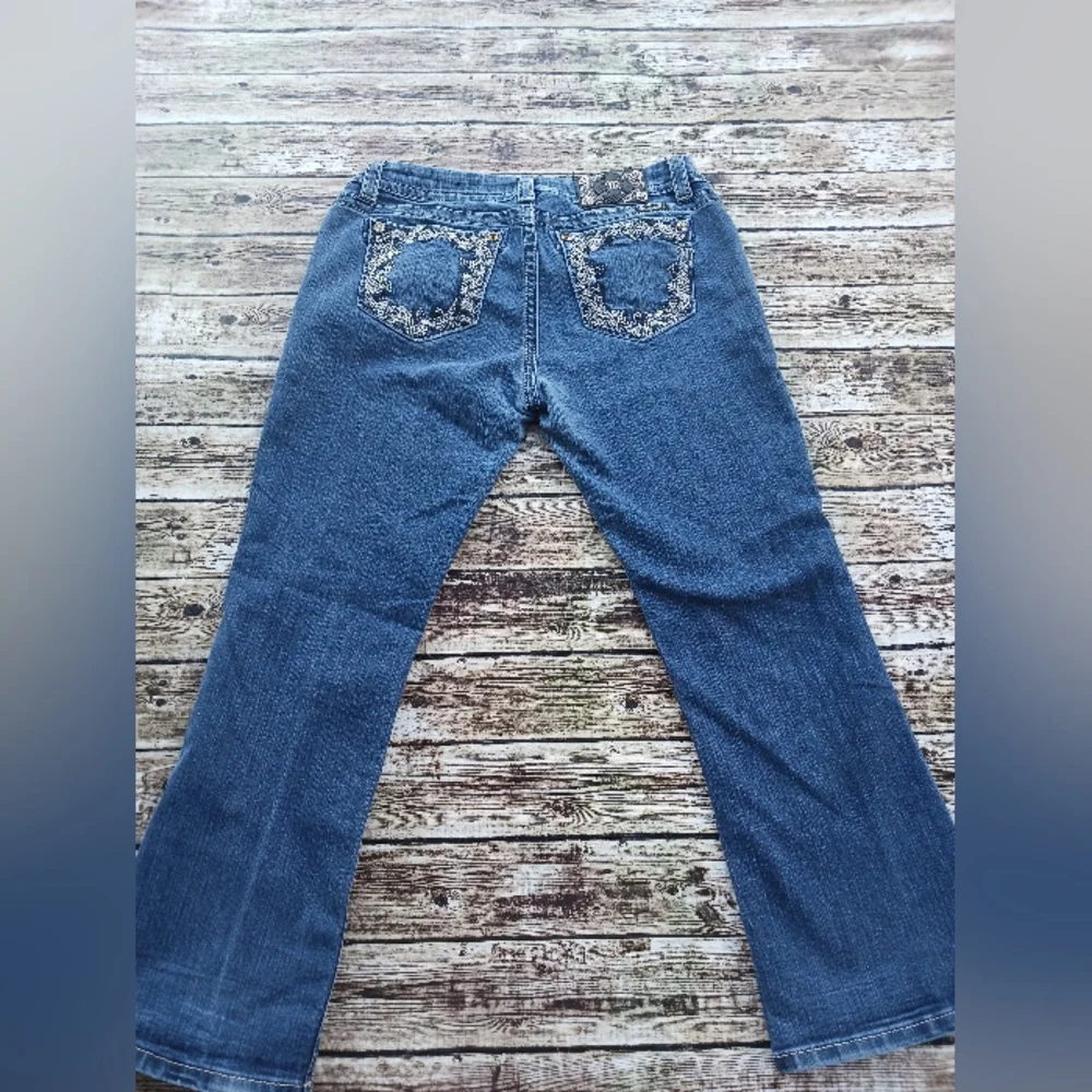 MissMe Jeans Women's Size 32 Mid-Rise Boot Cut - Picture 3 of 5